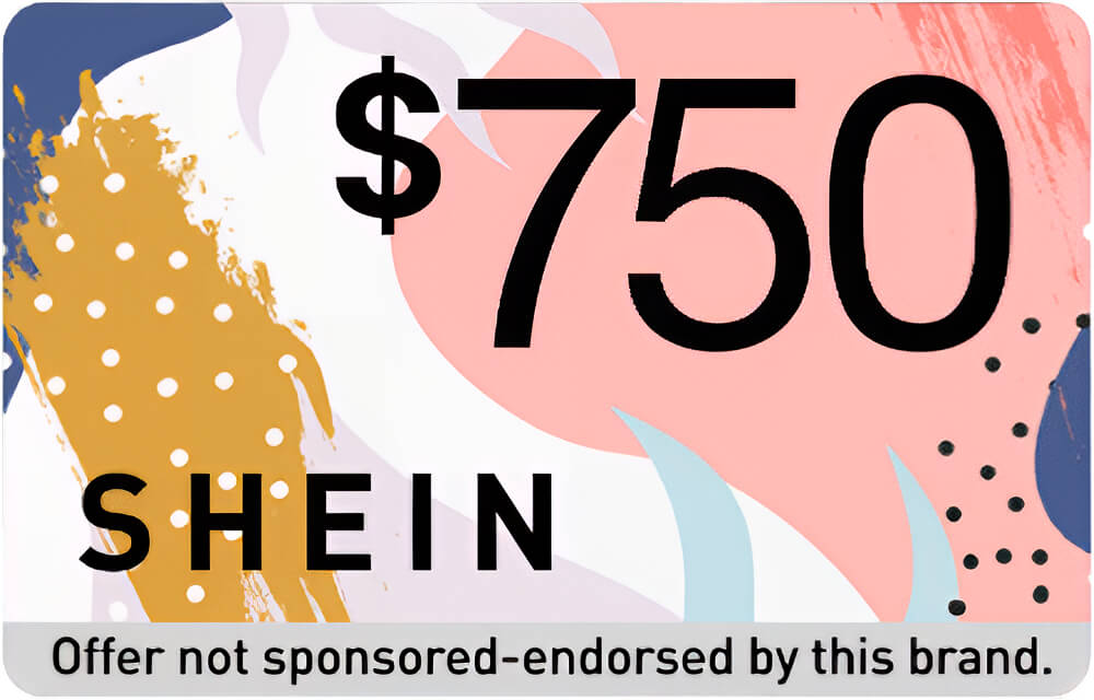 Shein $750 Gift Card