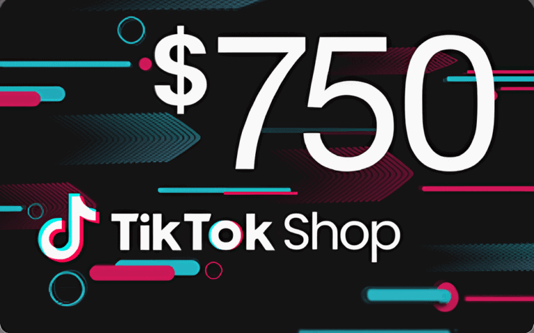 Claim Your TikTok Shop $750 Gift Card Today