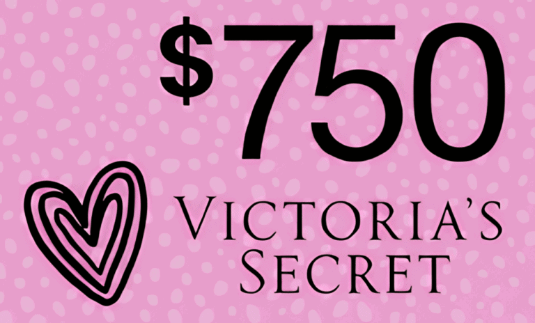 Claim Your Victoria's Secret $750 Gift Card Today
