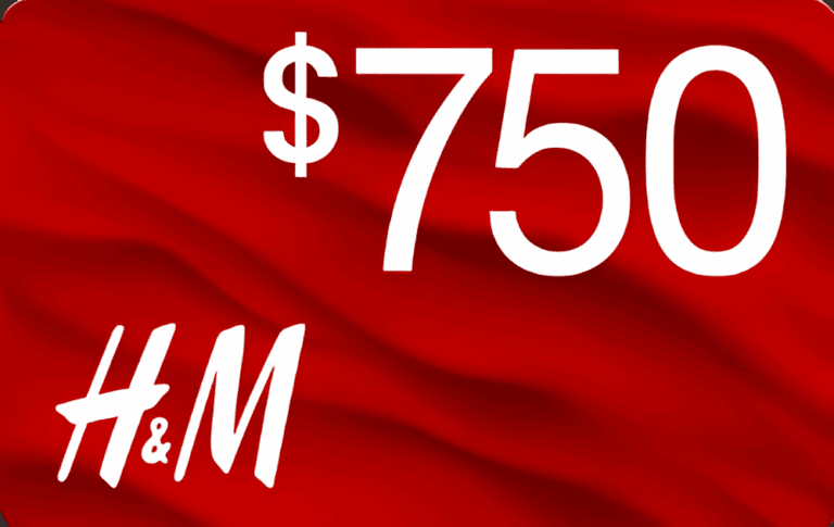 Claim Your H&M $750 Gift Card Today