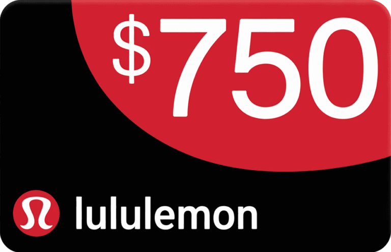Claim Your Lululemon $750 Gift Card Today
