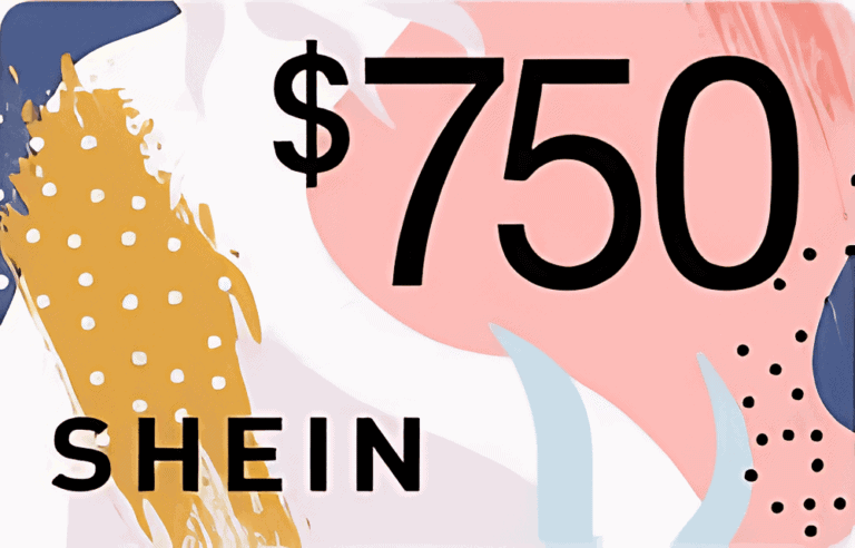 Claim Your Shein $750 Gift Card Today